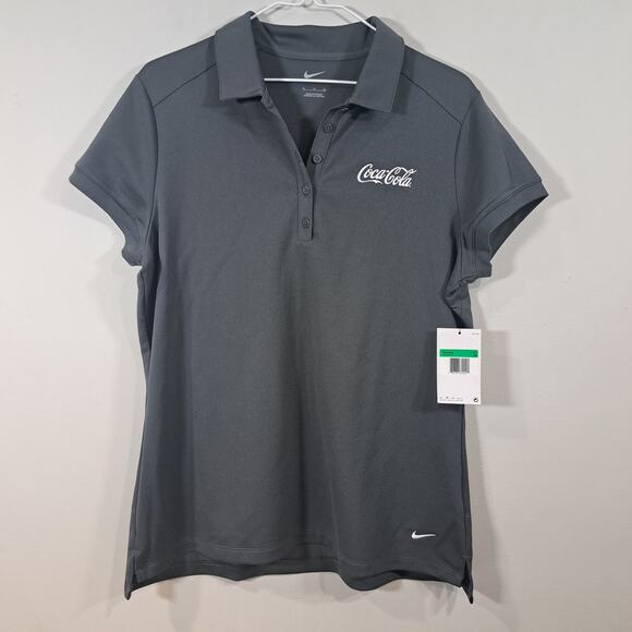 Nike Tops - Nike Golf Women's Gray Polo Coca Cola Logo XL